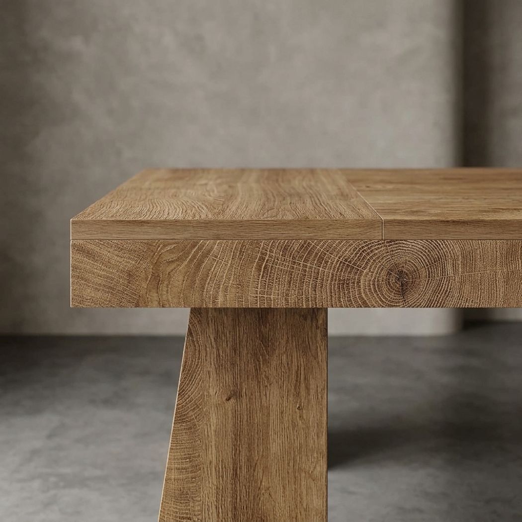 Professional Study Workstation double trapezoid base detail.
