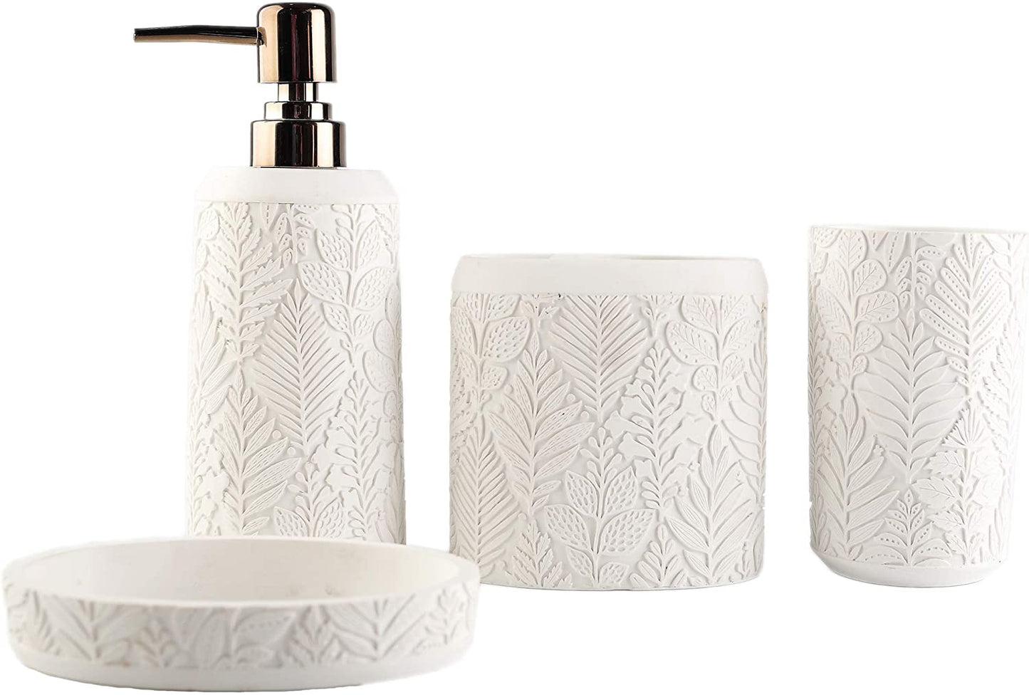 Farmhouse Bathroom Accessories Set (4-Piece)