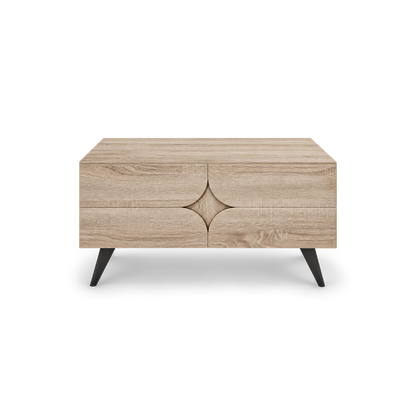 farmhouse storage cabinet coffee table