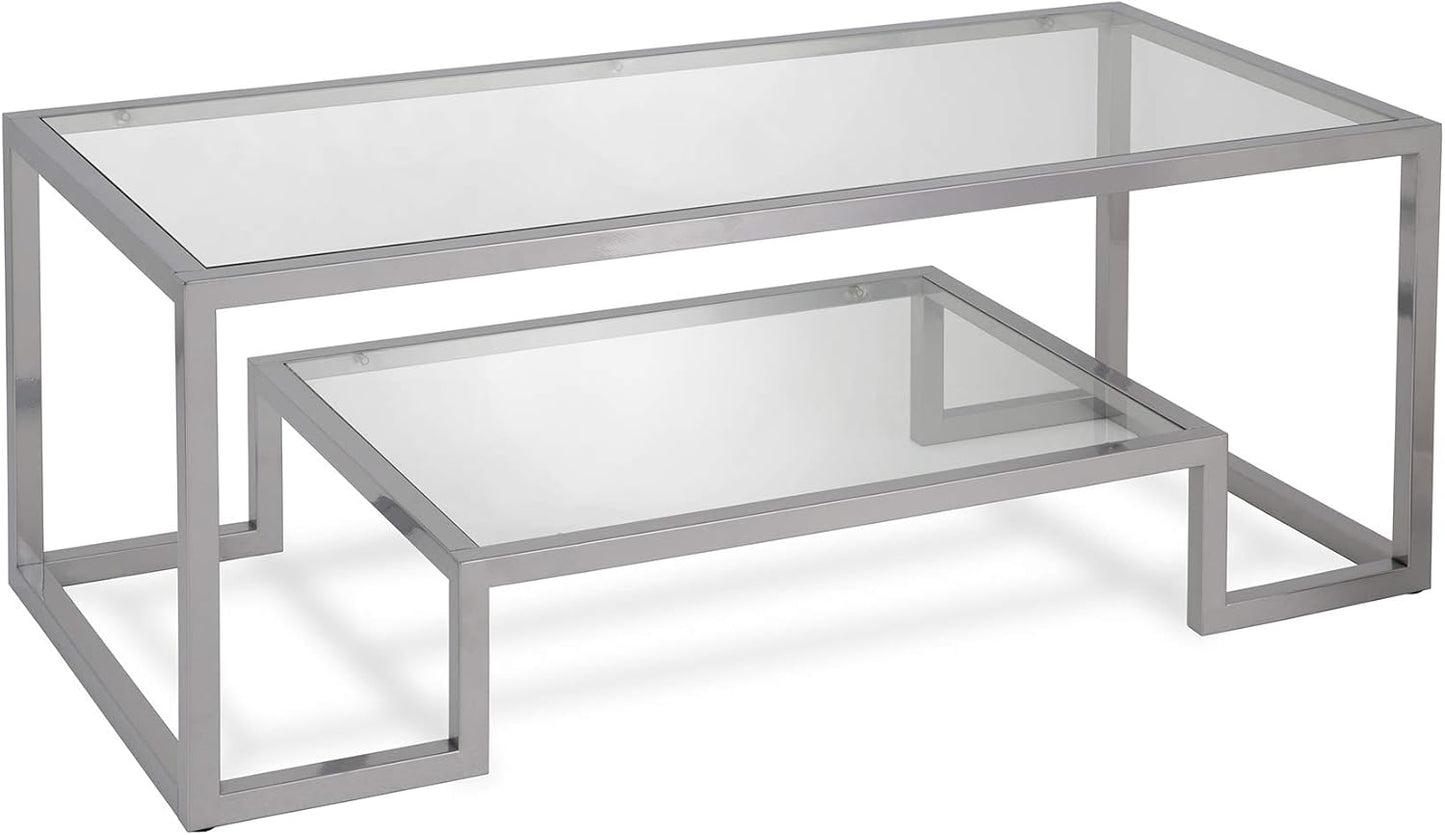 Entryway Table in Satin Nickel