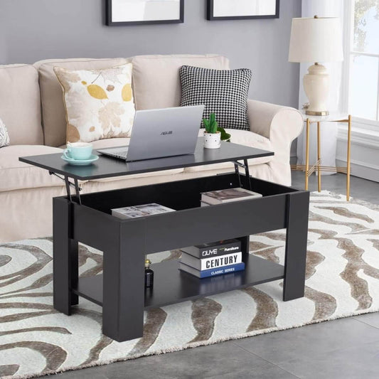 Lift - Top Coffee Table with Hidden Compartment and Storage