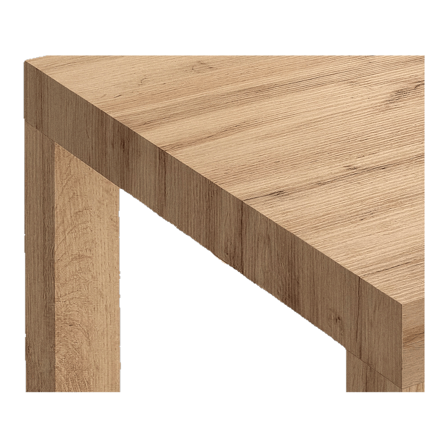 Light Oak Extendable Dining Table, Seats 8 At 78.7 Inches