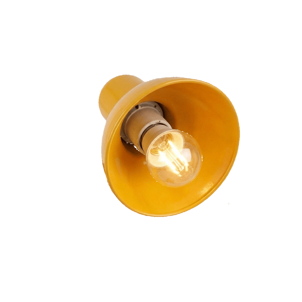 Memphis retro desk lamp E27 bulb socket close-up (close-up detail)