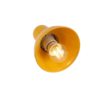 Memphis retro desk lamp E27 bulb socket close-up (close-up detail)