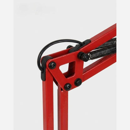 Memphis retro desk lamp swing-arm elbow joint close-up (close-up detail)