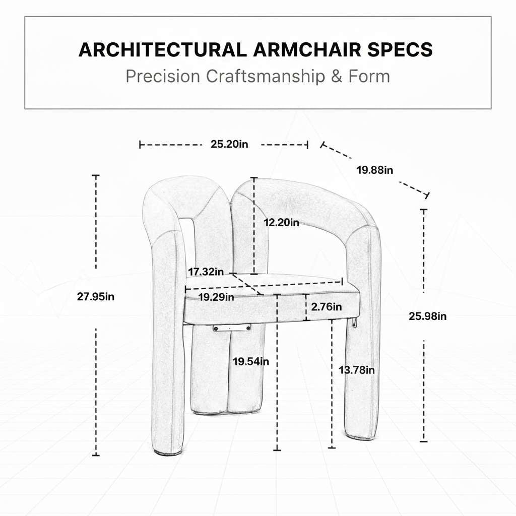 Velvet Dining Armchairs with luxe texture, curved back, and a refined modern silhouette size.