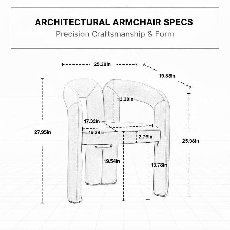 Velvet Dining Armchairs with luxe texture, curved back, and a refined modern silhouette size.