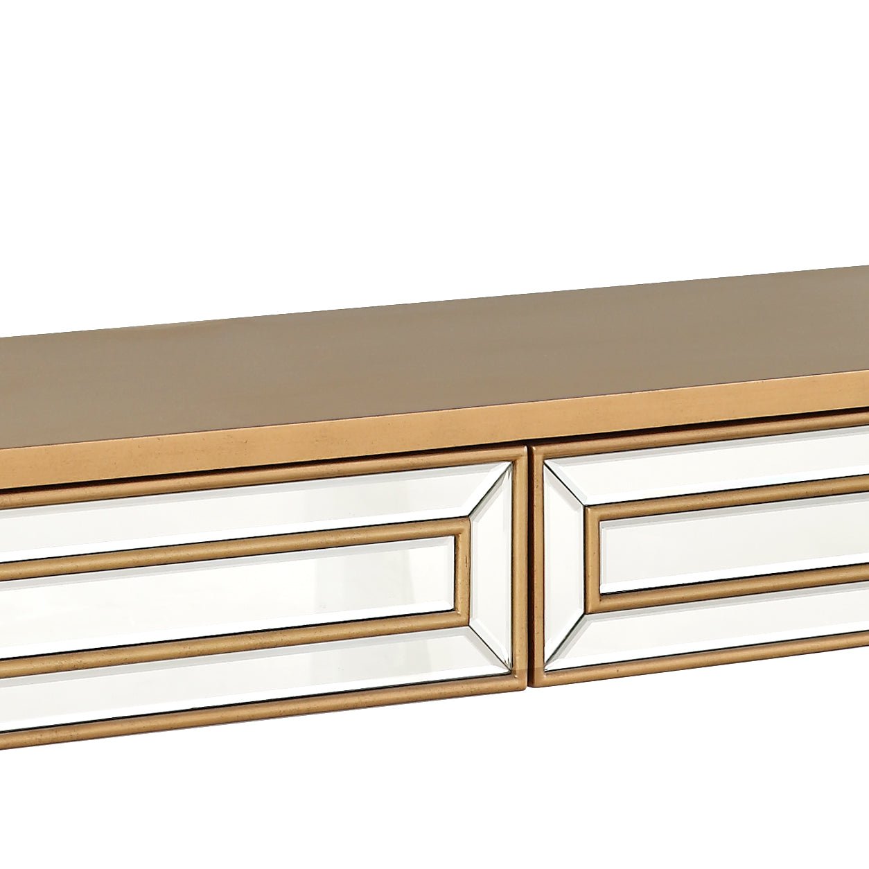 Console Table With Beveled Finish