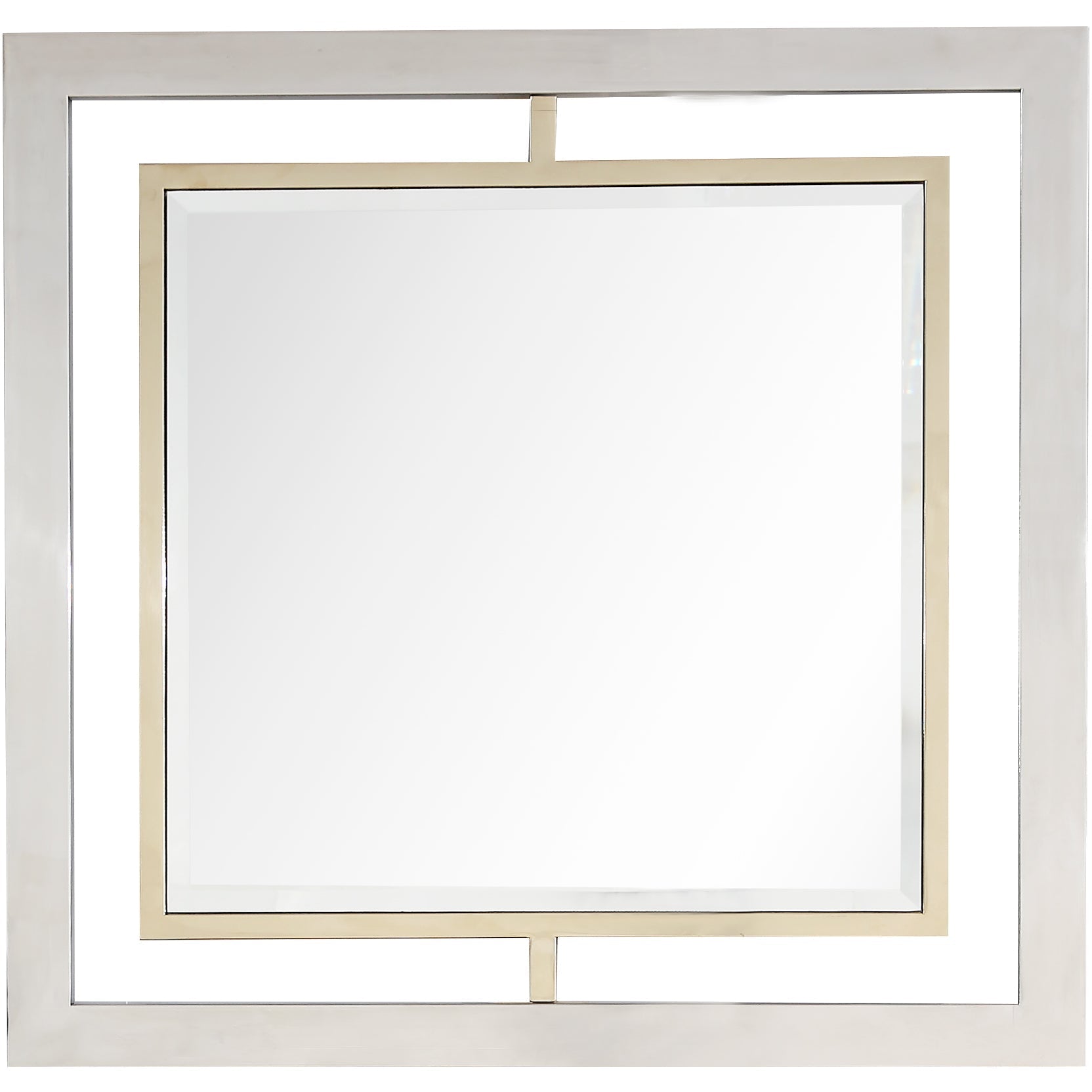 Wall Mirror set With Beveled Finish 