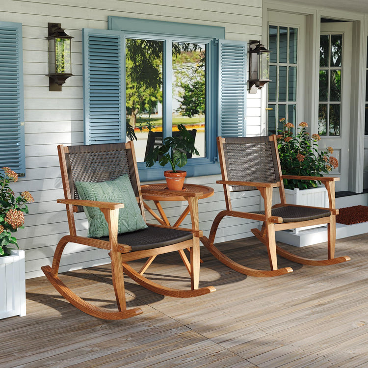 outdoor rocking chairs set of 2