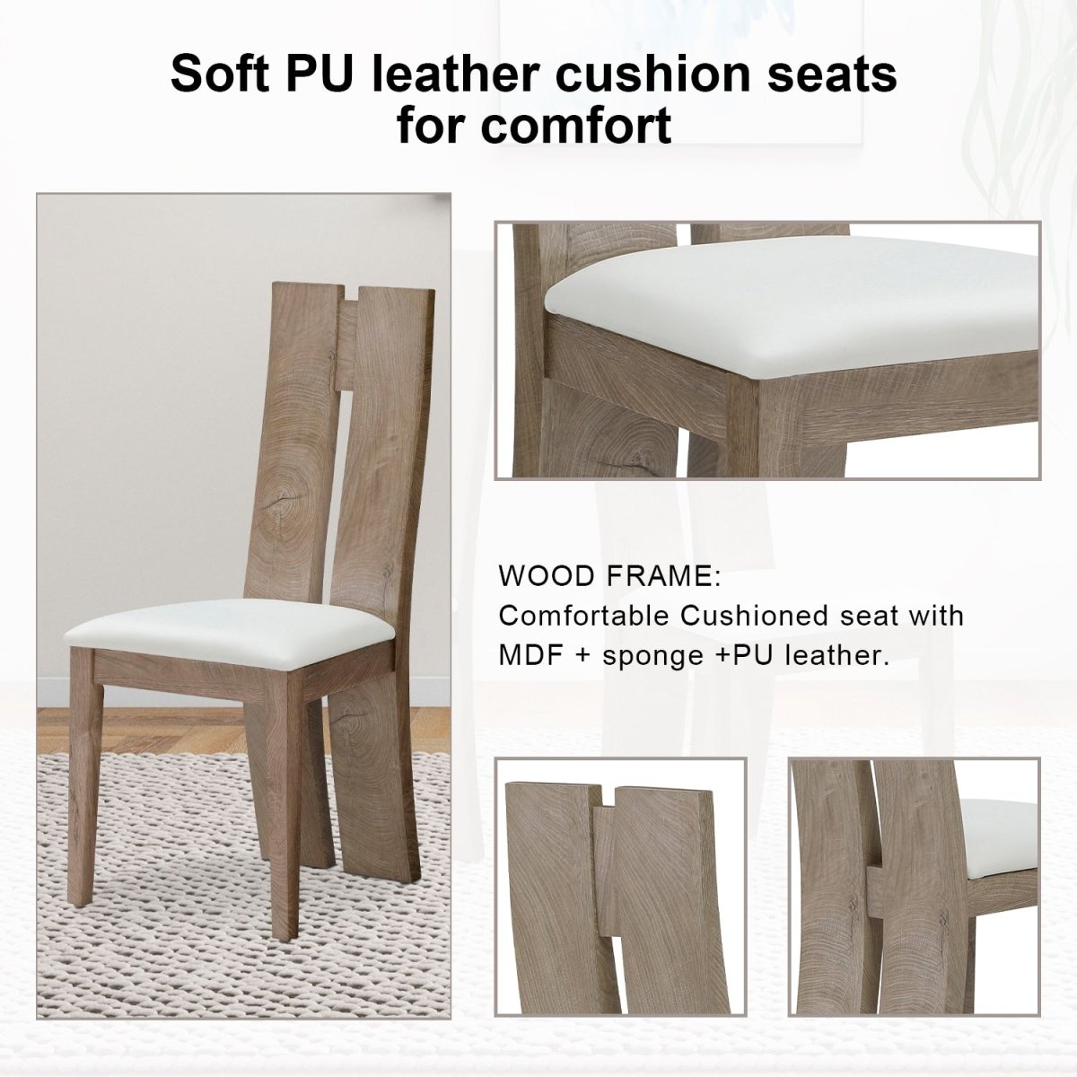 modern wood dining chairs