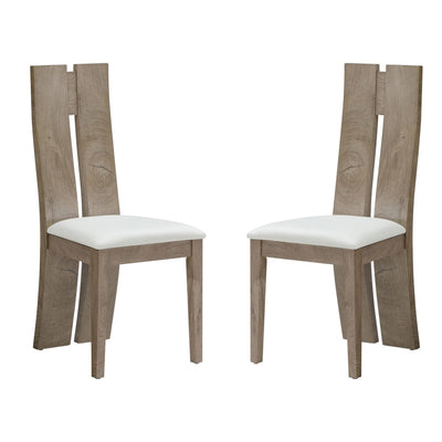 Dining Chairs Set of 2 MDF, Sponge, PU Leather Upholstered
