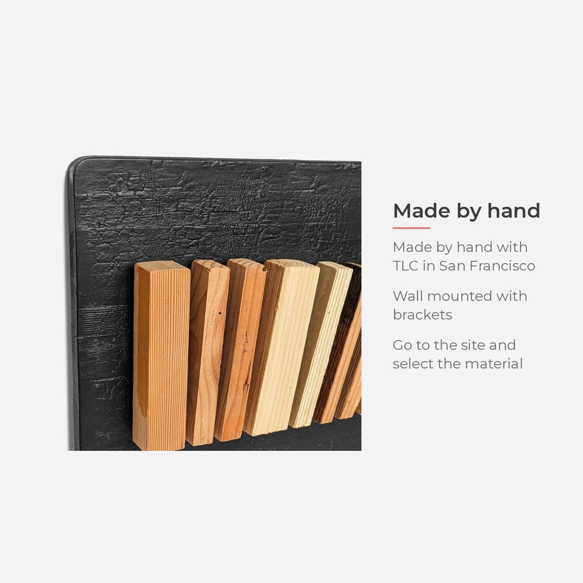 Made by hand (feature callout)