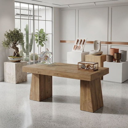 Seamless corner joinery of the Professional Study Workstation.