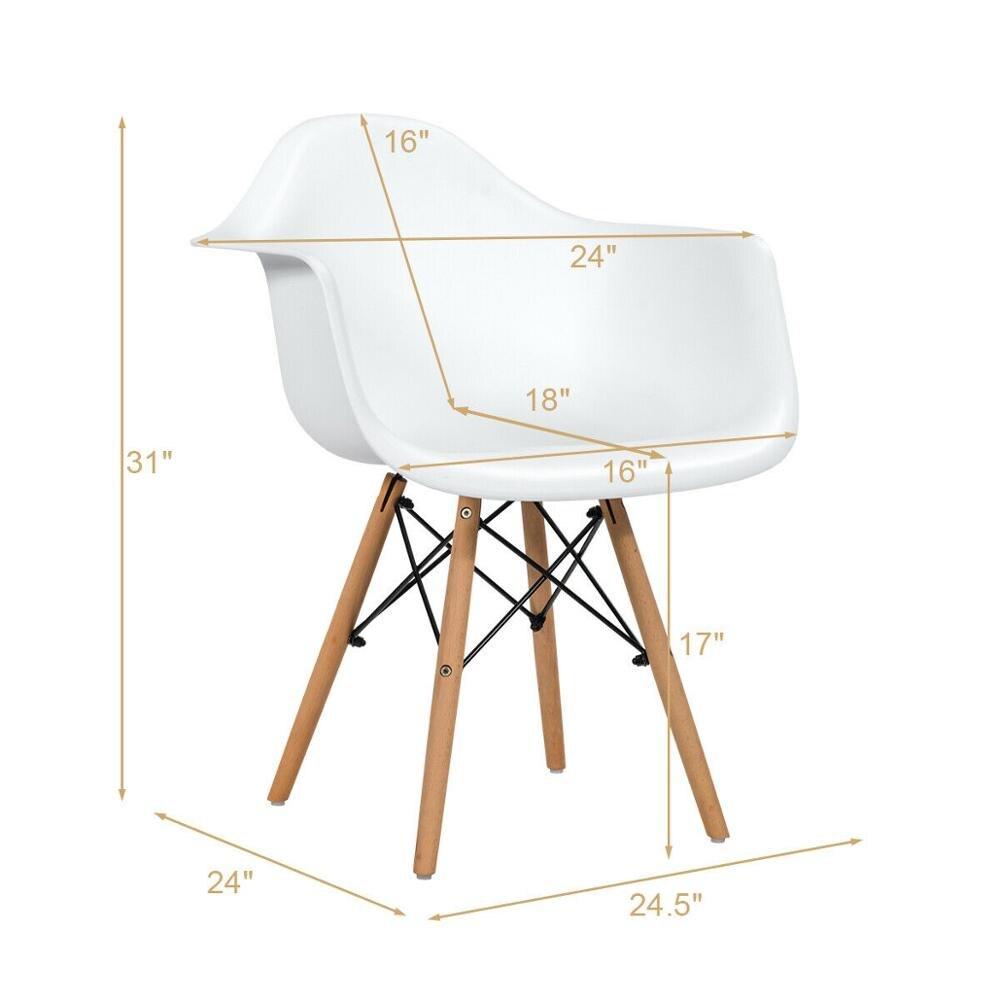 traditional dining chairs size