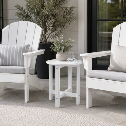 small round table for patio