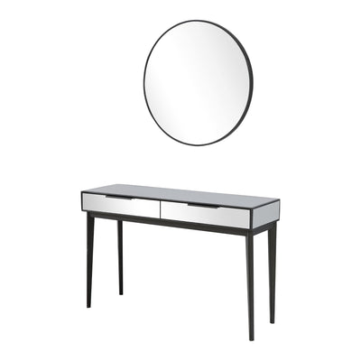Smoky Grey Console Table And Mirror 