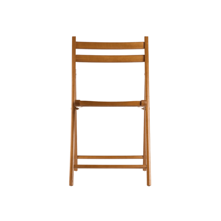 Teak folding chair set with slim profile, space-saving foldable seating for indoor or outdoor use