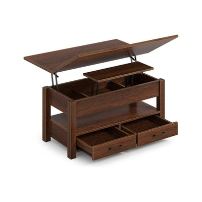 solid wood lift top table photo