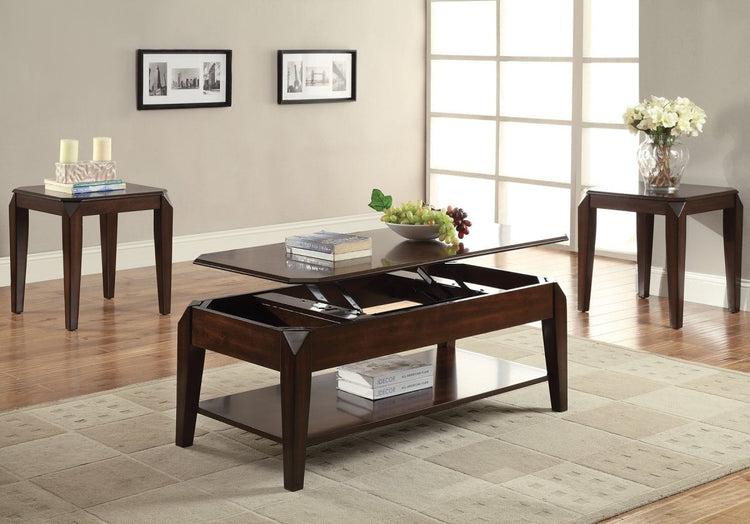 Stylish Walnut Solid Wooden Coffee Tables