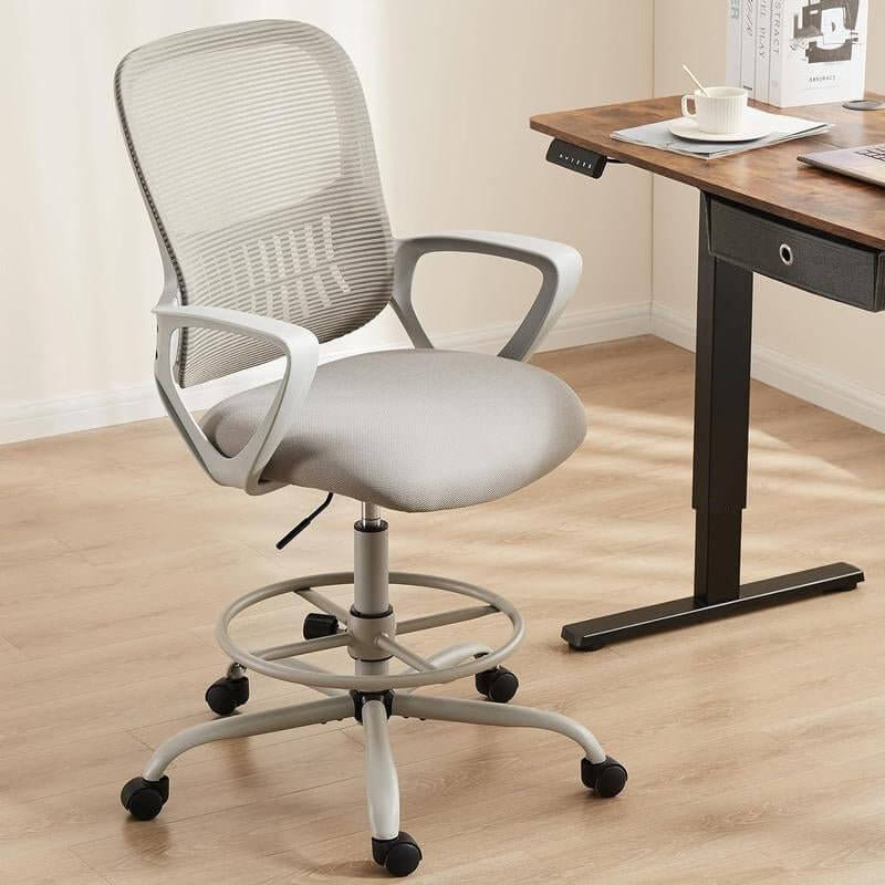 Tall Office Chair, Standing Desk Chair with Thicker Seat