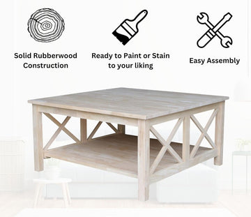 Unfinished_Solid_Wood_Square_Coffee_Table_With_Bottom_Shelf_1