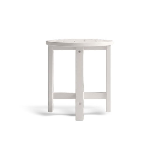 Side profile showcasing the four straight legs and integrated lower cross support on a #f3f3f3 studio background.
