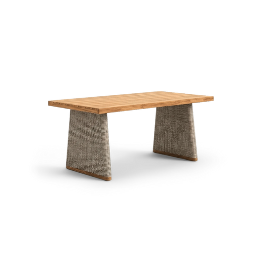 acacia outdoor dining table