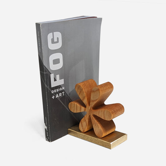 wooden bookends
