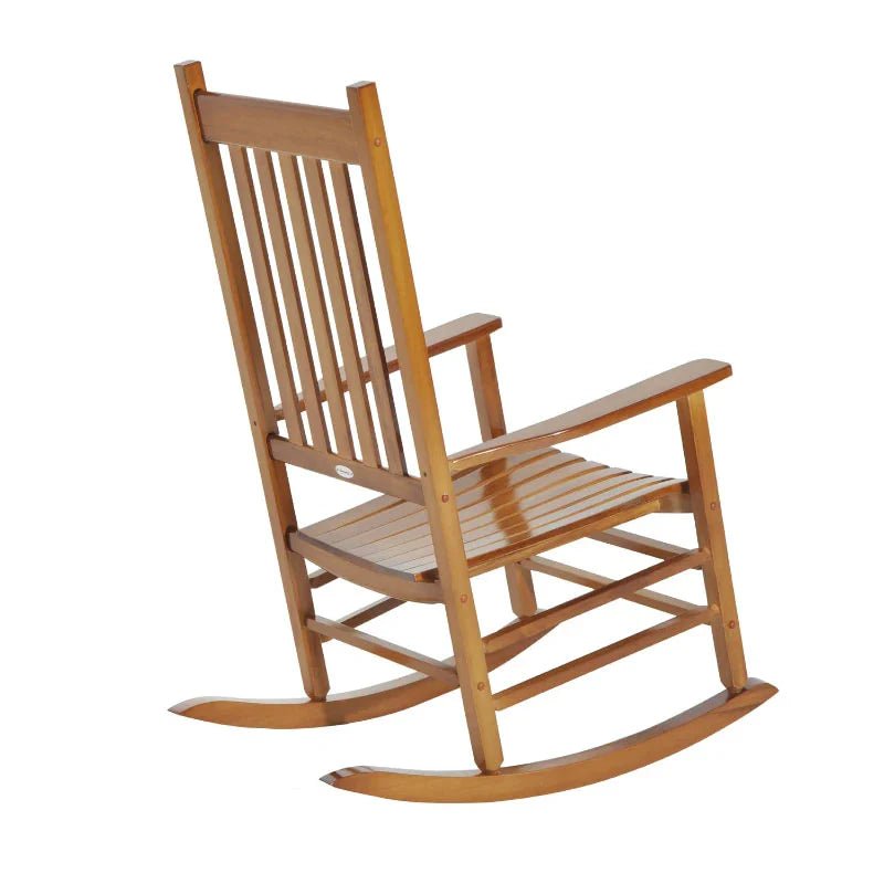 Comfortable Wooden Rocking Chairs Outdoor With Ergonomic Design
